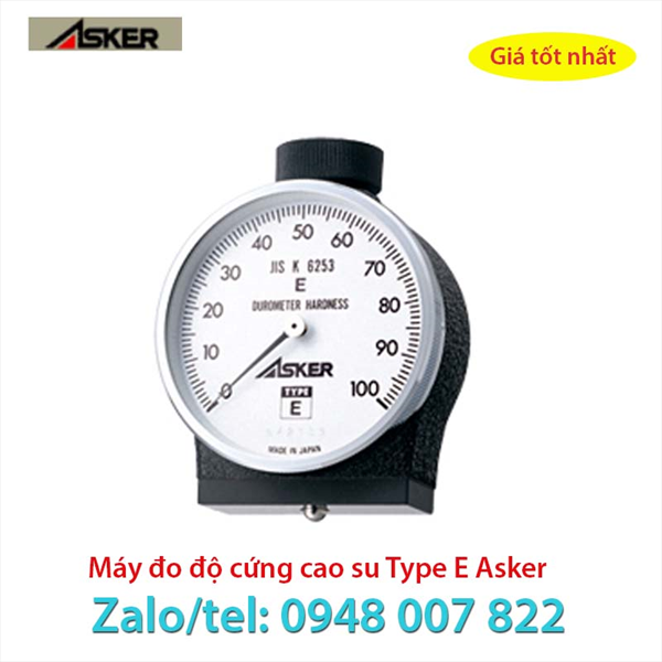 Máy đo độ cứng cao su Type E Asker